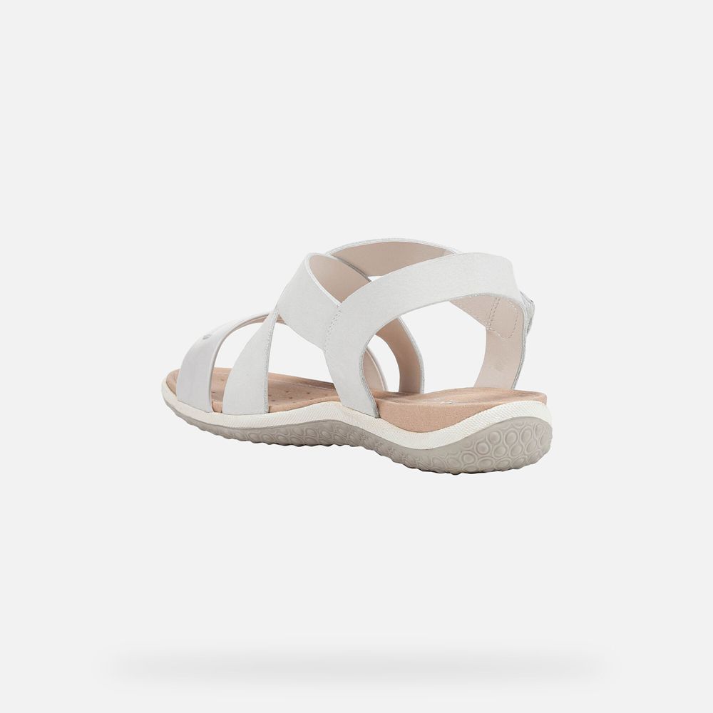 Sandalias Geox Senhora Branco - Vega - ZFCQH2083